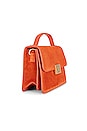 view 3 of 6 Le Signature Small Top Handle in Burnt Orange