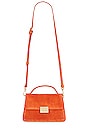 view 5 of 6 Le Signature Small Top Handle in Burnt Orange