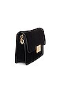 view 3 of 5 Le Signature Chain Mini in Noir Suede