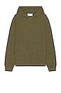 view 1 of 4 SWEAT À CAPUCHE in Army Green & Heather