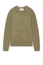 view 1 of 2 Cashmere Sweater in Khaki Green