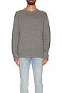 view 3 of 3 The Crew Neck Cashmere Sweater in Gris