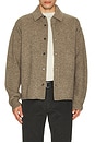 view 3 of 4 Long Sleeve Shirt Sweater in Dark Taupe