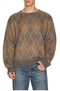 view 1 of 4 Argyle Sweater in Taupe Multi