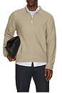 view 1 of 4 Polo Sweater in Warm Grey