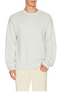 view 1 of 4 Cotton Silk Crewneck Sweater in Pale Blue