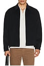 view 1 of 4 Double Face Zip Shirt Jacket in Dark Navy