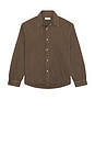 view 5 of 4 SOBRECAMISA RELAXED in Brownstone
