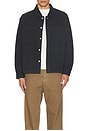 view 3 of 3 Textured Double Pocket Relaxed Shirt in Navy