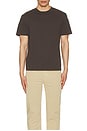 view 4 of 4 Logo Tee in Brown