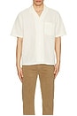 view 4 of 4 Open Weave Shirt in Cream