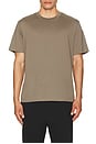 view 3 of 4 Light Cotton Tee in Smoky Mocha