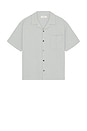 view 1 of 4 Jacquard Relaxed Shirt in Grey Blue