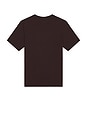 view 2 of 4 Light Cotton Tee in Burgundy