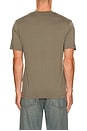view 2 of 4 Short Sleeve Light Cotton Tee in Smokey Green
