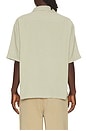 view 2 of 4 Open Weave Short Sleeve Shirt in Moss Green