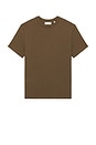 view 4 of 4 Short Sleeve Light Cotton Tee in Deep Olive