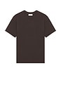 view 5 of 4 T-SHIRT SHORT in Deep Brown