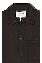 view 3 of 4 Warm Textured Overshirt in Darkwood