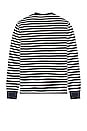 view 2 of 5 Duofold Crew in Navy & Off White