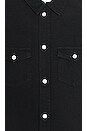 view 3 of 4 Denim Shirt in Noir