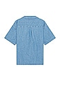 view 2 of 3 Chambray Camp Collar Shirt in Midland