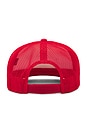 view 2 of 2 Bound For Hell Trucker Hat in White & Red