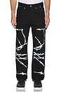 view 1 of 4 Barbed Wire Carpenter Pants in Black