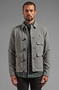 view 2 of 6 The Croft Jacket in Charcoal Marl