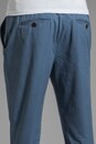 view 6 of 7 The Chester Twill Tailored Chino in Grey Blue