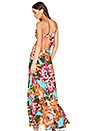view 1 of 4 Chita Folk Long Dress in Chita Folk Baltic Blue