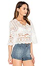 view 2 of 4 Crochet Blouse in White