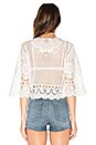view 3 of 4 Crochet Blouse in White