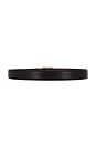 view 2 of 3 The Jordan Belt in Dark Brown & Gold