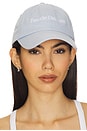 view 1 of 3 Classic Logo Baseball Hat in Blue & White