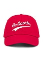 view 2 of 3 Go Sports Baseball Hat in Red