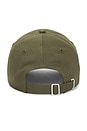 view 3 of 3 All Caps Logo Baseball Hat in Moss