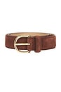 view 3 of 3 The Juni Belt in Tan & Polished Gold