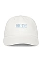 view 2 of 3 Bride Heart Baseball Cap in White