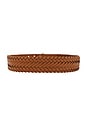 view 2 of 2 CEINTURE THE WOVEN WAIST BELT in Tan