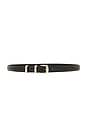 view 1 of 3 CEINTURE JORDAN in Brown & Polished Gold
