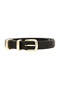 view 4 of 3 CEINTURE JORDAN in Brown & Polished Gold