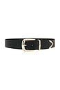 view 1 of 3 CEINTURE MARGARET in Black & Polished Gold