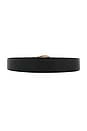 view 2 of 3 CEINTURE MARGARET in Black & Polished Gold