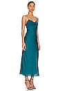 view 2 of 3 the Envy Slip Dress in Emerald