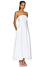view 2 of 3 The Favorite Linen Dress in White