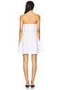 view 3 of 3 The Favorite Mini Linen Dress in Bright White