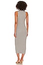 view 3 of 3 The Lena Midi Dress in Frost Gray
