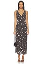 view 1 of 3 ROBE MAXI THE ANYDAY ANYTIME in Espresso Polka Dot