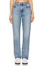 view 1 of 6 The Mikaela Low Slung Long Slim Straight Jeans in Dublin